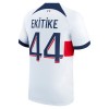 Original Fußballtrikot Paris Saint-Germain Ekitike 44 Auswärtstrikot 2023-24 Für Herren